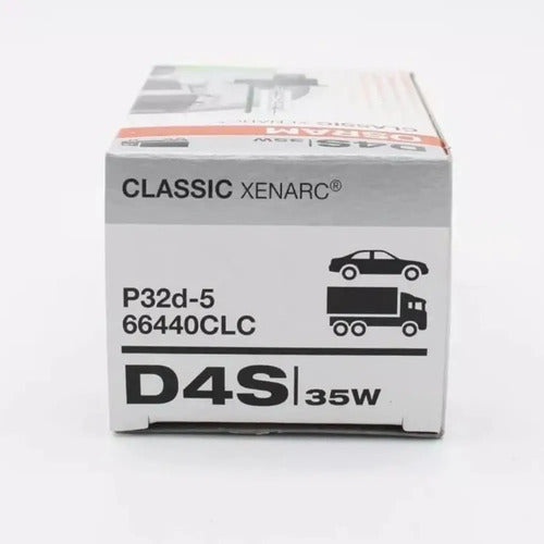 Lámpara Xenon D4S Osram ORIGINAL Classic Xenarc 6000K 35W