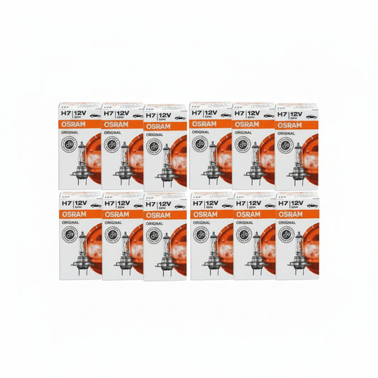 Pack 12 Ampolletas H7 Osram 12v 55w
