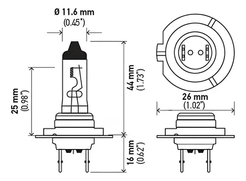 Ampolletas H7 Osram 12v 55w El Par - Superlight.cl