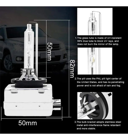 Ampolleta Xenón D1s Super Vision Hid 6000k, 35w