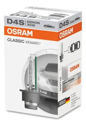 Lámpara Xenon D4S Osram ORIGINAL Classic Xenarc 6000K 35W