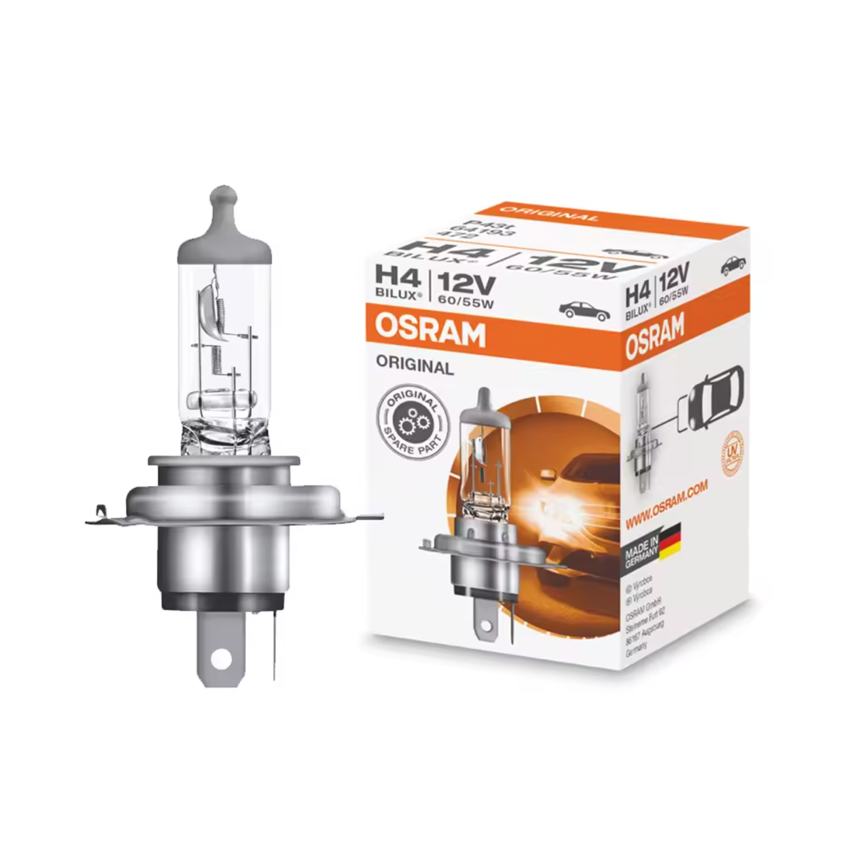 Ampolleta H4 Osram 12v 60/55w Halogena